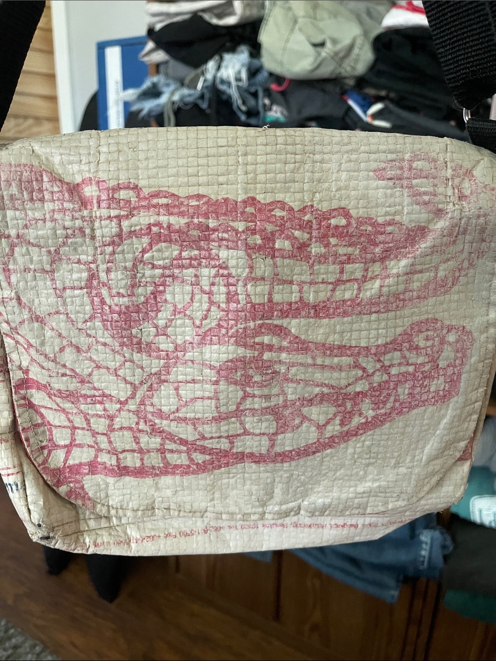 Recycled materials purse